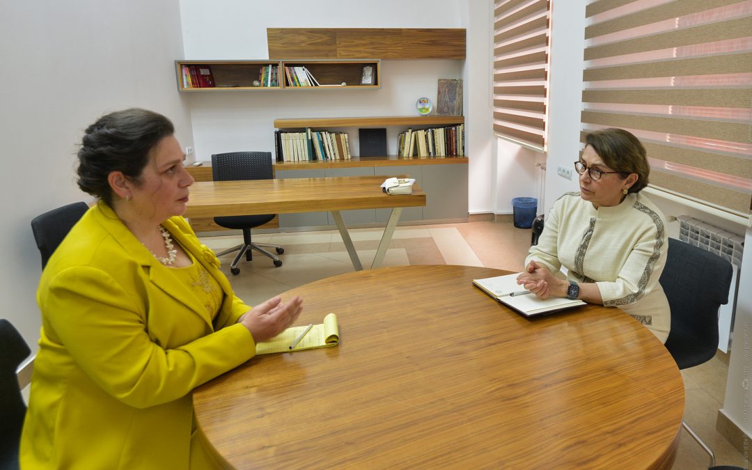 It is essential to preserve our rituals, mythology, legends, and songs. Mrs. Nouneh Sarkissian met with musicologist Hasmik Baghramyan